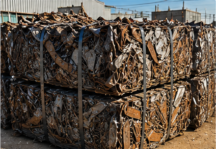 Bundled and Baled Steel Scrap