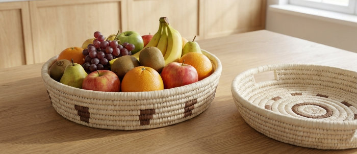 Sabai Grass Fruit Baskets